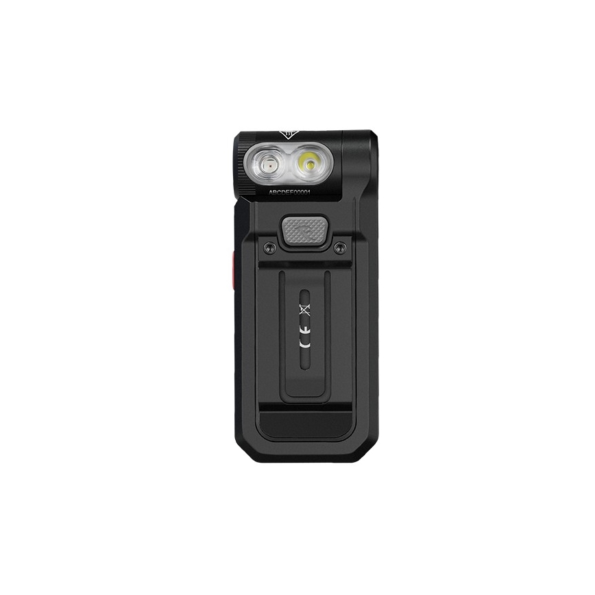 Fenix SW05RREDBLC - LED Dimbaar oplaadbaar zaklamp LED/USB IPX6 150 lm 49 h zwart