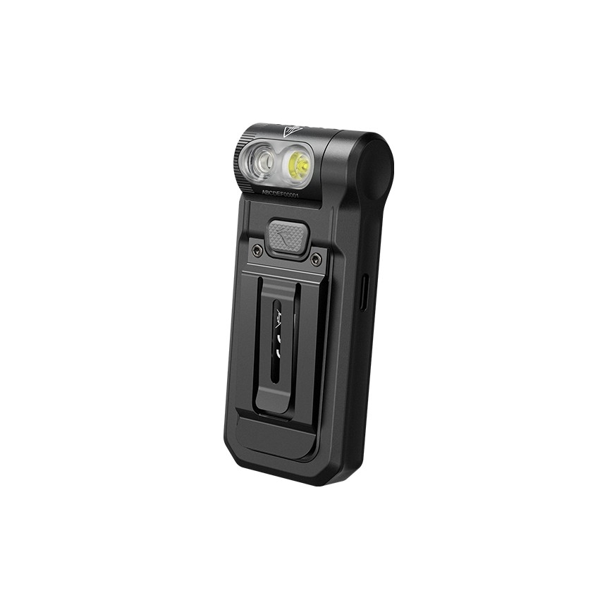 Fenix SW05RREDBLC - LED Dimbaar oplaadbaar zaklamp LED/USB IPX6 150 lm 49 h zwart