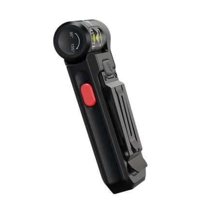 Fenix SW05RREDBLC - LED Dimbaar oplaadbaar zaklamp LED/USB IPX6 150 lm 49 h zwart