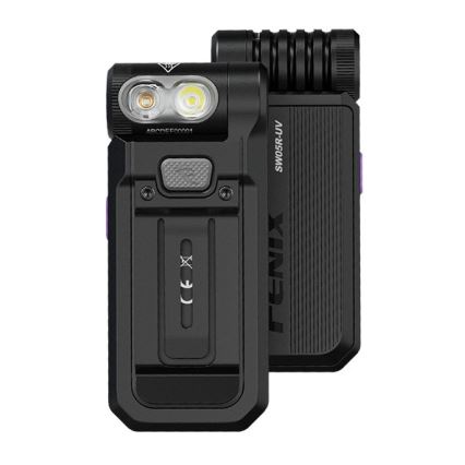Fenix SW05RUVBLC - Dimbare oplaadbare LED-zaklamp LED/USB IPX6 150 lm 49 u 700 mAh zwart