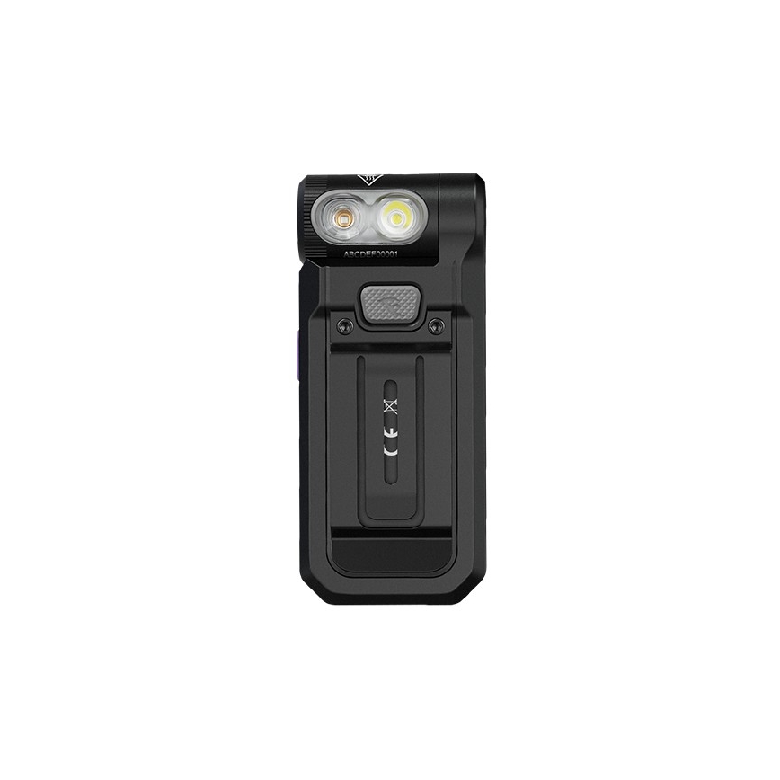 Fenix SW05RUVBLC - LED Dimbaar oplaadbaar zaklamp LED/USB IPX6 150 lm 49 h zwart