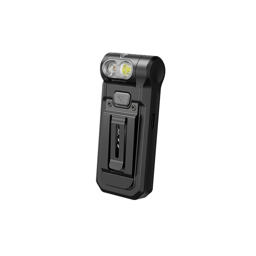Fenix SW05RUVBLC - LED Dimbaar oplaadbaar zaklamp LED/USB IPX6 150 lm 49 h zwart