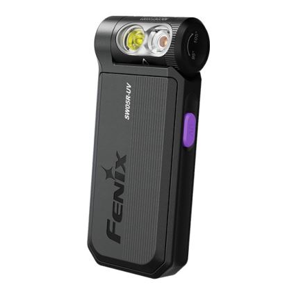 Fenix SW05RUVBLC - LED Dimbaar oplaadbaar zaklamp LED/USB IPX6 150 lm 49 h zwart