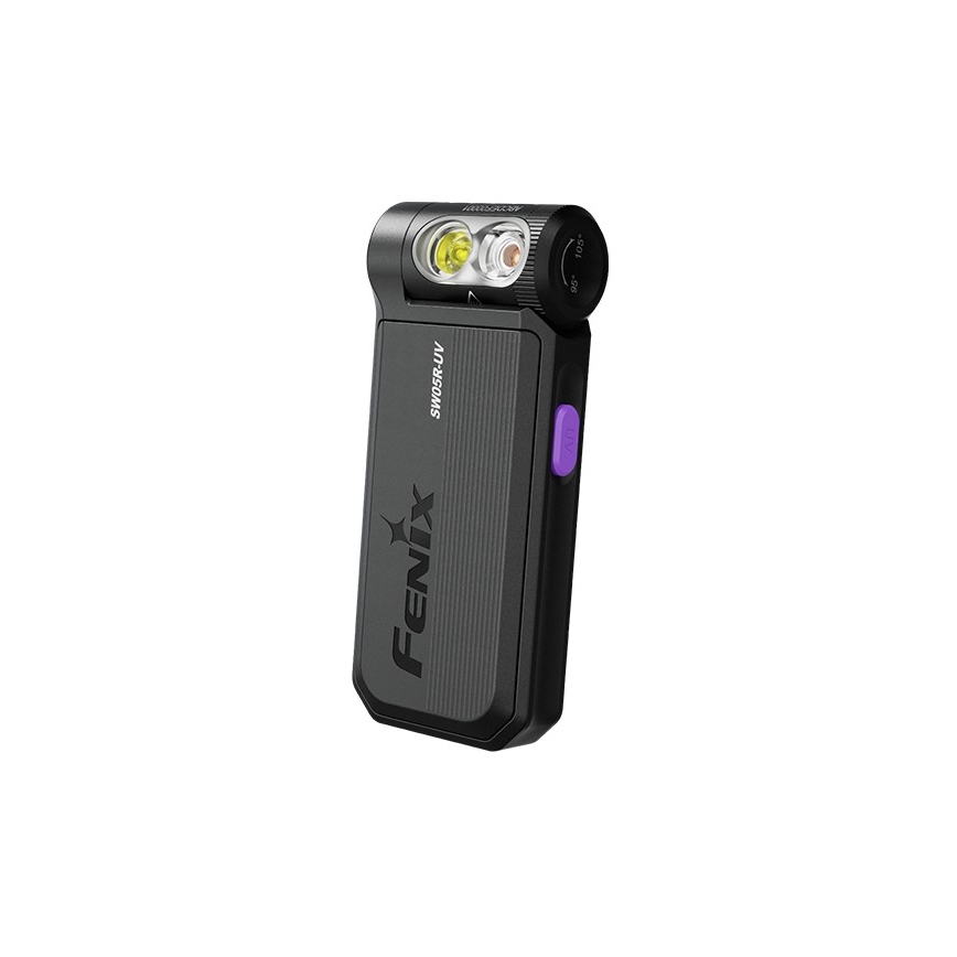 Fenix SW05RUVBLC - LED Dimbaar oplaadbaar zaklamp LED/USB IPX6 150 lm 49 h zwart