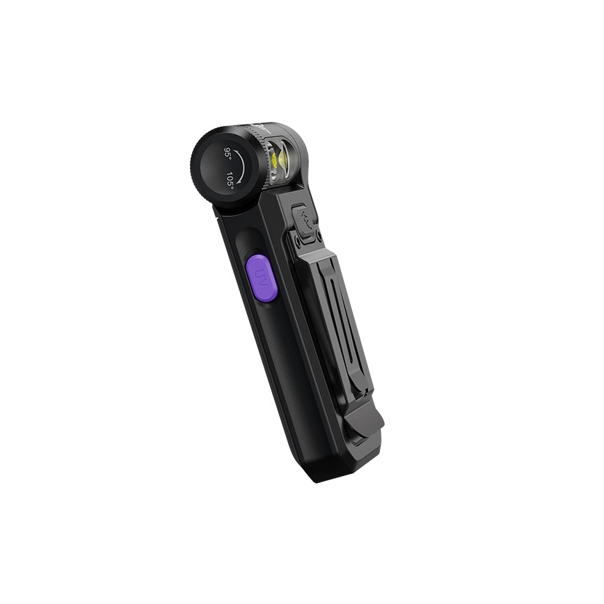 Fenix SW05RUVBLC - LED Dimbaar oplaadbaar zaklamp LED/USB IPX6 150 lm 49 h zwart