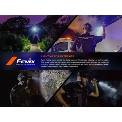 Fenix TK21RBLK - LED dimbare oplaadbare zaklamp LED/USB 6000 mAh IP68 3600 lm 72,5 h zwart