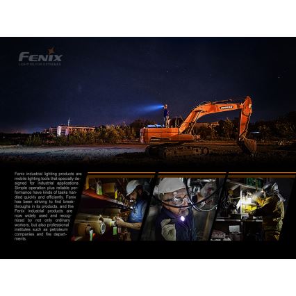 Fenix WT16R - Oplaadbare LED Zaklamp 2xLED/USB IP66