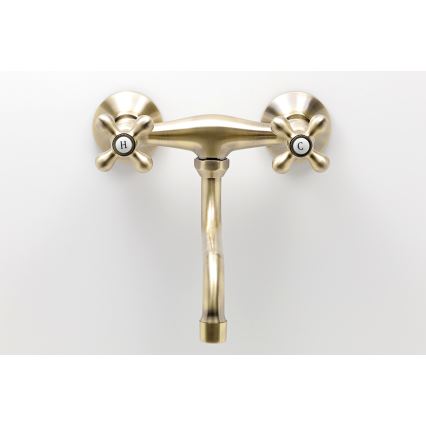 FERRO - Keukenkraan/wastafelkraan ANTICA brons