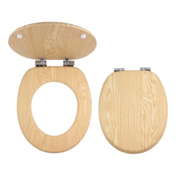 FERRO - Toiletbril SoftClose MDF/decor essen