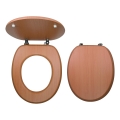 FERRO - WC-bril MDF/decor beuk