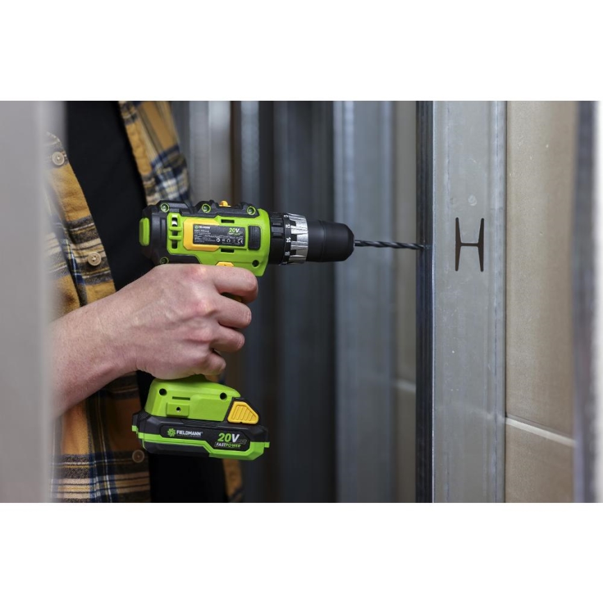 Fieldmann - Accuboormachine met klopfunctie 20V