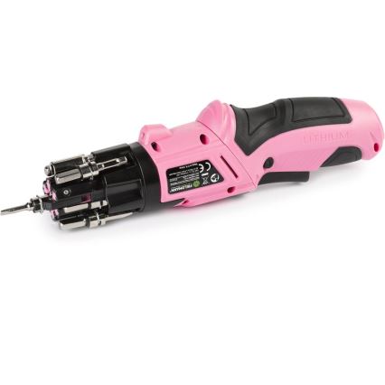 Fieldmann - accuschroevendraaier 3,6V 1300 mAh roze