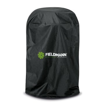 Fieldmann - Beschermhoes voor barbecue 80x75 cm zwart