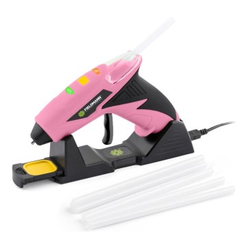 Fieldmann - Draadloos heetlijmpistool 4V 1500 mAh roze