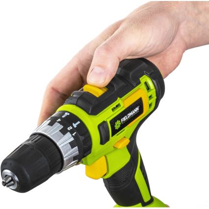 Fieldmann - Draadloze Boor 2000 mAh 20V + snel laad station