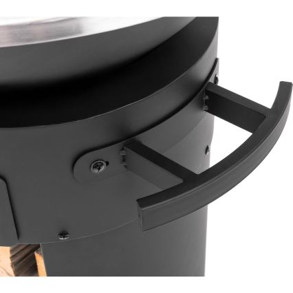 Fieldmann - Draagbare 3-in-1 grill RVS/zwart