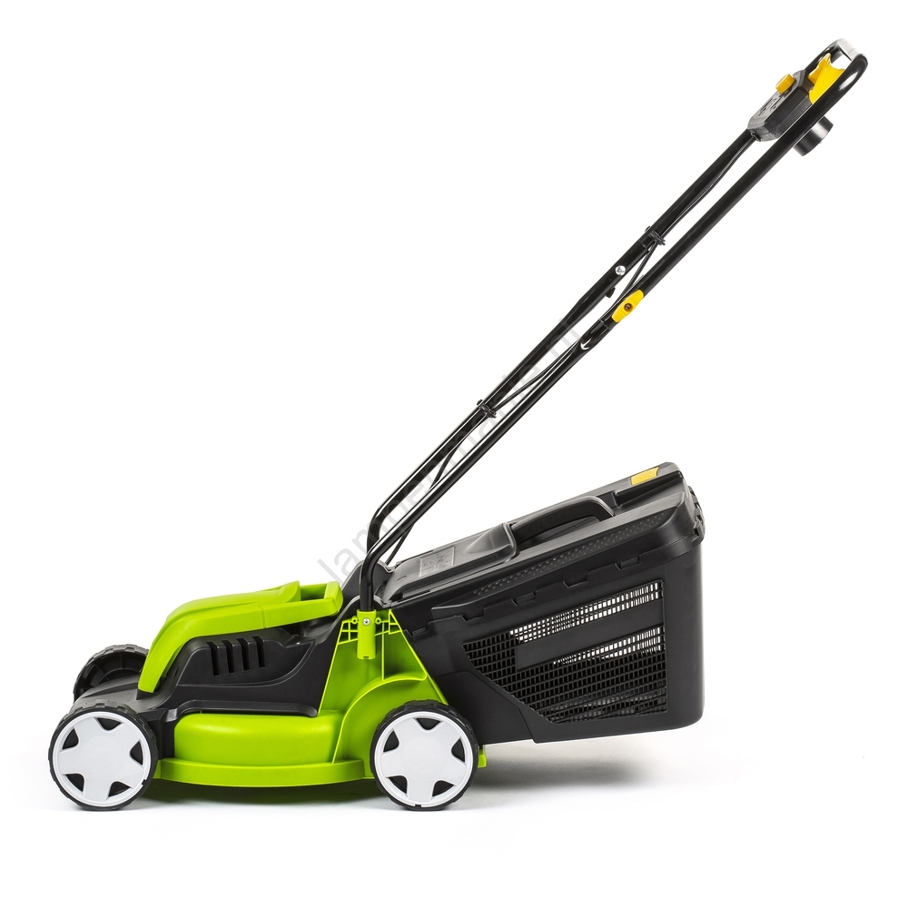 Alpina Elektrische grasmaaier BL 320 E, maaibreedte 32 cm, motor van 1000 W, tot 300 m², maaihoogte in 3 standen verstelbaar, opvangzak van 25 l