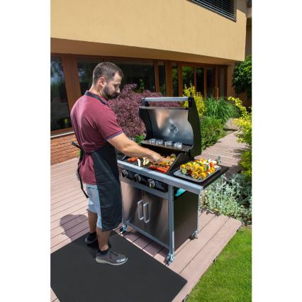 Fieldmann - Gasgrill 3x brander mat chroom