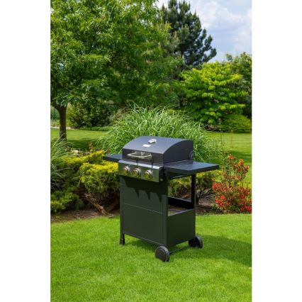 Fieldmann - Gasgrill 3x brander zwart