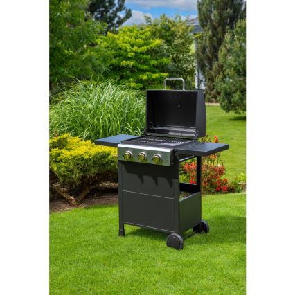 Fieldmann - Gasgrill 3x brander zwart