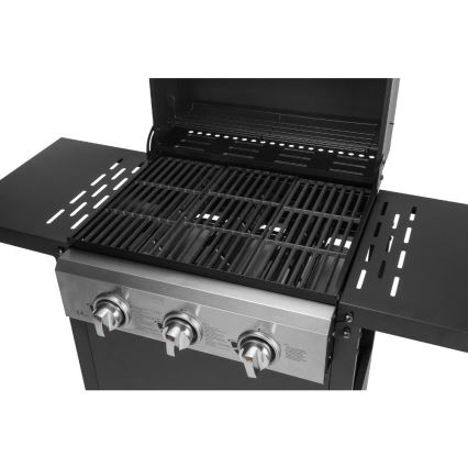 Fieldmann - Gasgrill 3x brander zwart