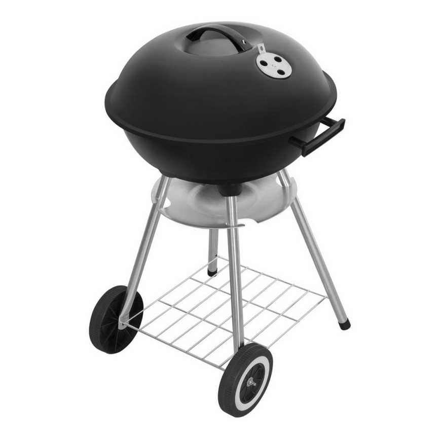 Fieldmann - Houtskoolgrill zwart/mat chroom