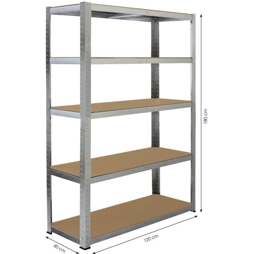 Fieldmann - Opslag rek 180x120x40 cm