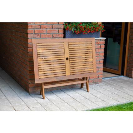 Fieldmann - Opvouwbare tuintafel 120x70 cm acacia