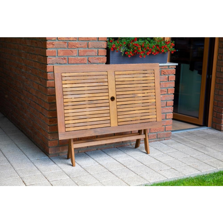 Fieldmann - Opvouwbare tuintafel 120x70 cm acacia