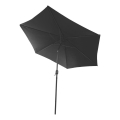 Fieldmann - Parasol diameter 3 m zwart