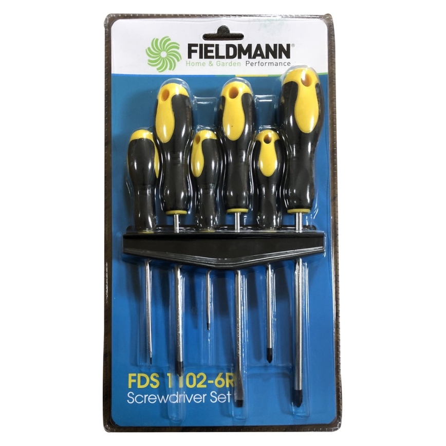 Fieldmann - Schroevendraaierset met houder 6 stuks
