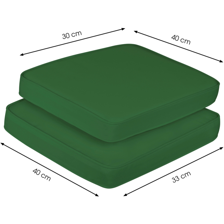 Fieldmann - Set kussens voor de balkonset groen
