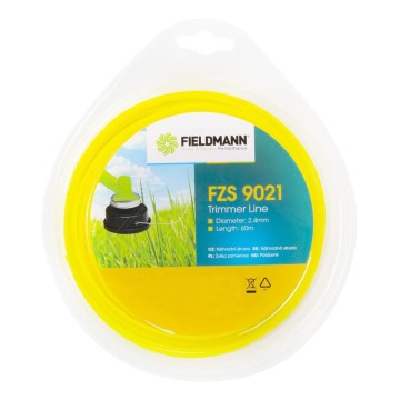 Fieldmann - Vervangingsdraad voor grastrimmer 60m/2,4mm