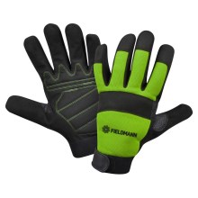 Fieldmann - Werkhandschoenen XL zwart/groen