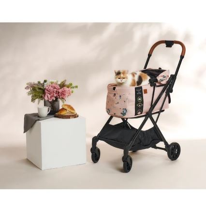 Fikago - Kinderwagen voor honden en katten FTG Artic Bloem