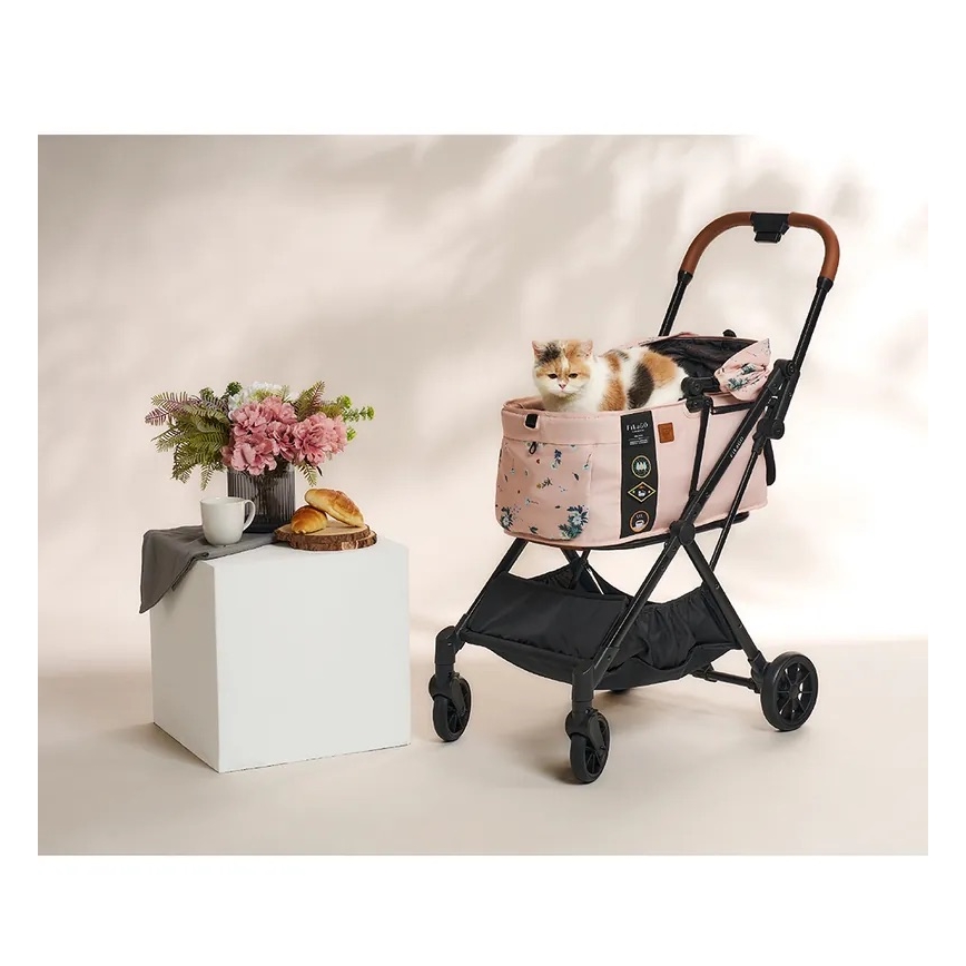 Fikago - Kinderwagen voor honden en katten FTG Artic Bloem