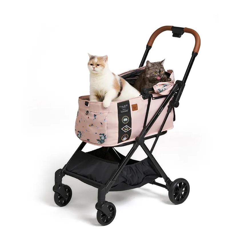 Fikago - Kinderwagen voor honden en katten FTG Artic Bloem