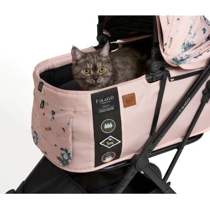 Fikago - Kinderwagen voor honden en katten FTG Artic Bloem