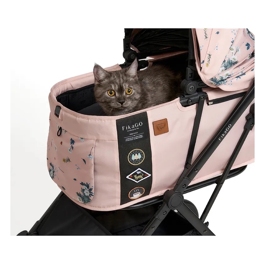 Fikago - Kinderwagen voor honden en katten FTG Artic Bloem