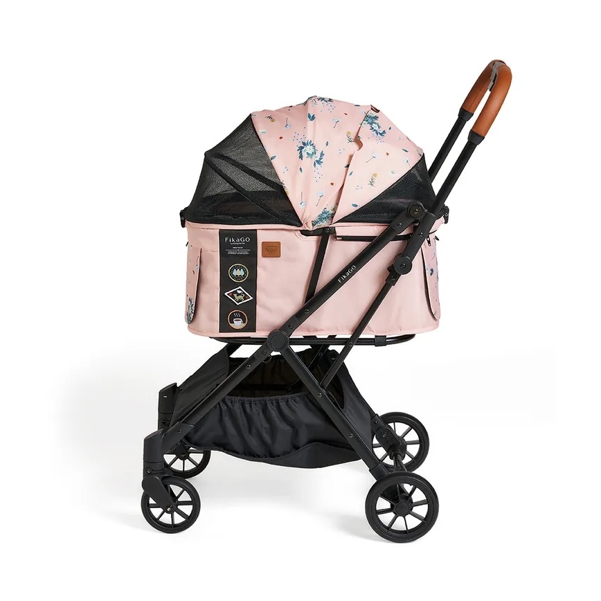 Fikago - Kinderwagen voor honden en katten FTG Artic Bloem