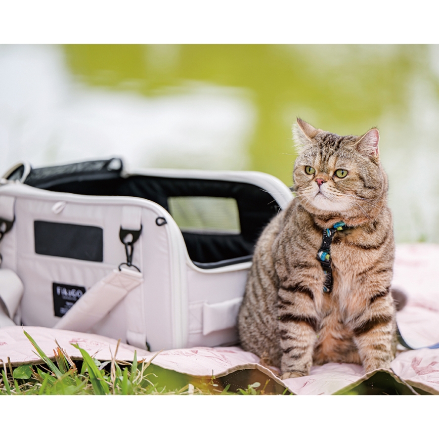Fikago - Reisdraagtas voor honden en katten TRUFFLE Artic Bloem