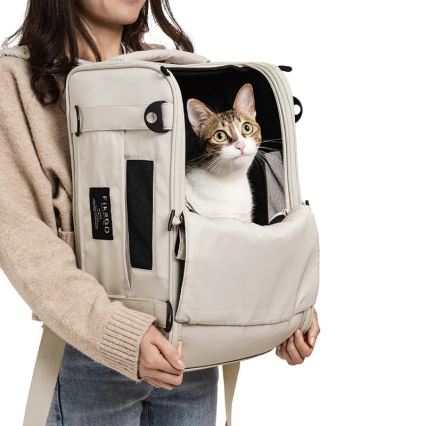 Fikago - Reisdraagtas voor honden en katten TRUFFLE Artic Bloem