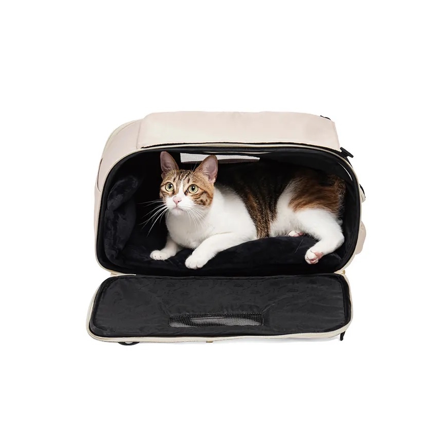 Fikago - Reisdraagtas voor honden en katten TRUFFLE Artic Bloem