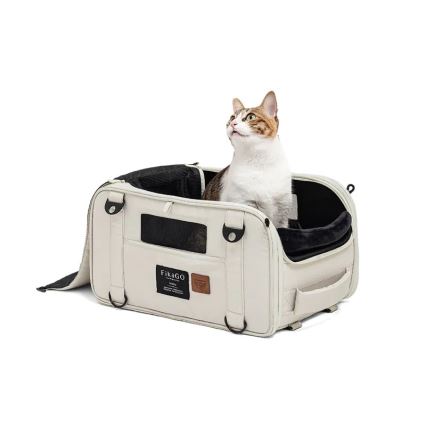 Fikago - Reisdraagtas voor honden en katten TRUFFLE Artic Bloem