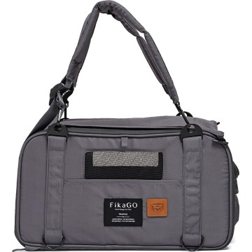 Fikago - Reisdraagtas voor honden en katten TRUFFLE Grey