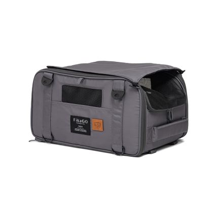 Fikago - Reisdraagtas voor honden en katten TRUFFLE Grey