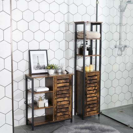 FIRA kast bruin/zwart