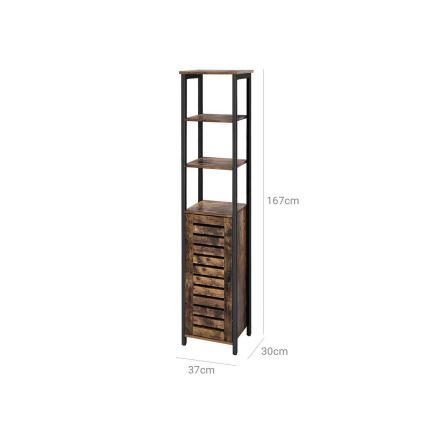 FIRA kast bruin/zwart