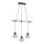 Fischer & Honsel 60798 - Hanglamp aan een koord STRAW 3xE27/40W/230V