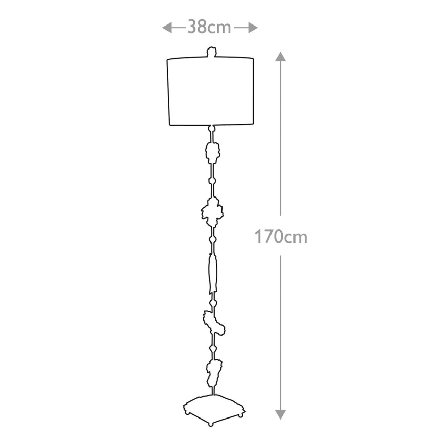 Flambeau - Staande Lamp FRAGMENT 1xE27/60W/230V